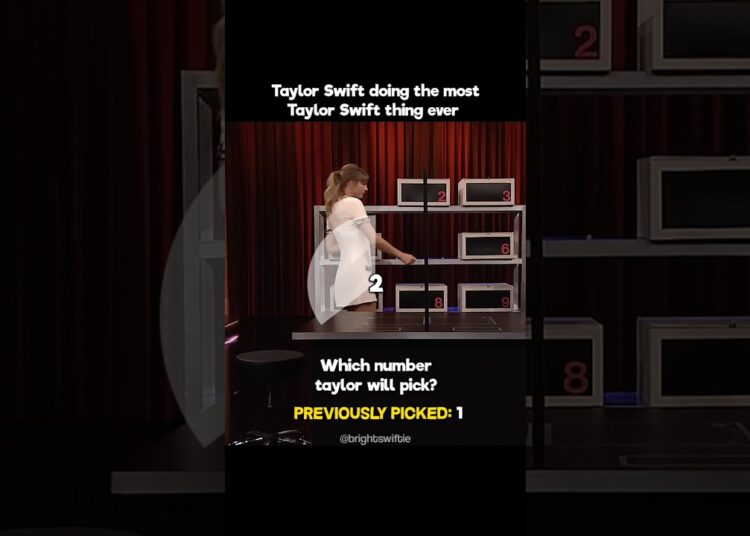 Taylor doing the most Taylor Swift thing #taylorswift #swifties #erastour #music #shorts