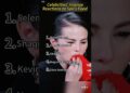 Celebrities’ Intense Reactions to Spicy Food#youtubeshorts #celebrity #funny #viral #trending #fyp