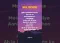 Majboor Song Lyrics #majboor #songlyrics #song #lyrics #bollywoodsongs