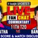 🔴 BB vs MMR | Bandra Blasters vs MSC Maratha Royals | 11th T20 | Live Score & Fan Commentary