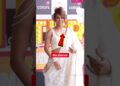 Nia Sharma 🤍 Royal White Saree Look | Laughter Chefs S3 😂 Glamour + Comedy Queen! #niasharma #shorts