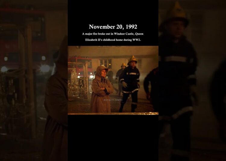Windsor Castle was restored after a brutal fire #royal #viral #shorts #monarchy #royalty