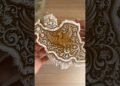 Iranian bird Simorgh candle diy #candle #art #iran #gold #golden