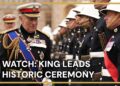 WATCH: King Charles Leads Ceremony To Honour Royal Marines At Windsor