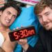 Trying Celebrity Morning Routines in THEIR House! – Ft. MrBeast