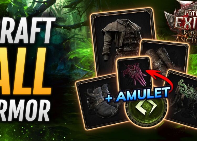 [PoE 2] How to Craft ALL ARMOUR + AMULET for Martial Artist Monk & Other Builds in Path of Exile 2