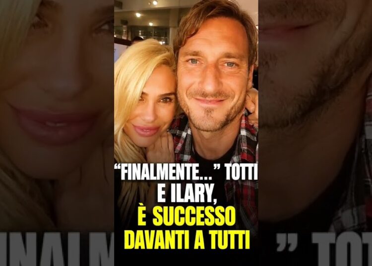 “Finalmente…” Totti – Ilary Blasi, è successo davanti a tutti #ilaryblasi #totti #gossip #vip