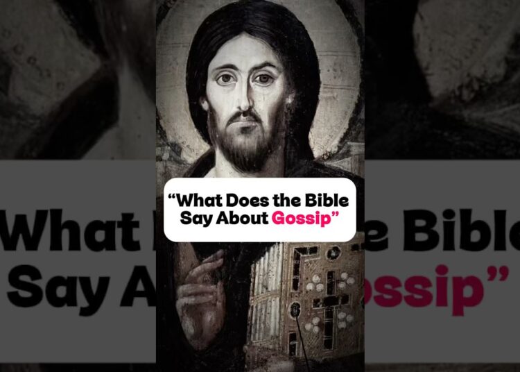 What Does The Bible Say About Gossip 🤔 #jesus #edit
