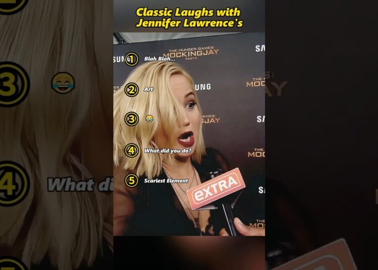 Classic Laughs with Jennifer Lawrence #funny #celebrity #jenniferlawrence