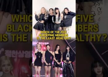 Which of the five blackpink members is the least wealthy?#celebrity #blackpink #jennie #lisa