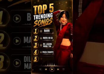 Top 5 Trending Songs 🔥 | Last Song Par 6M+ Shorts 😱 | Which One is Your Favourite ? #explore