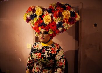 “Katie Adkins/Queen,” Adkins’ photographs of drag queens putting themselves together to go on stage, goes on display Friday at  Boswell-Mourot Fine Art in Little Rock's SoMa neighborhood.
(Special to the Democrat-Gazette)