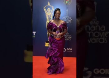 Ghana Movies Awards Night Actress Jackie Appiah on red carpet to grace this untouchable night 🇬