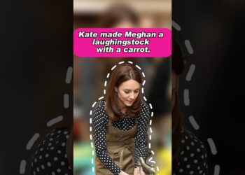 Kate made Meghan a laughingstock with a carrot #meghan #kate #royal