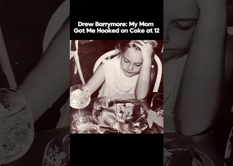 Drew Barrymore: My Mom Got Me Hooked on Coke at 12 #celebrity #drewbarrymore #celebritystory #sad