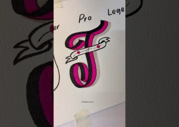 How to draw letter “J”. #howtodraw #art #drawing #artist #shorts