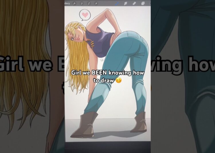 Draw Without a Reference’ They Said… 😭🎨 #artist #artshorts #Digitalart #animeart #fanart #artfunny