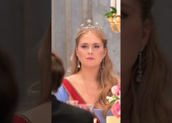 Gala dinner at the Royal Palace as Dutch Royals receive Germany for state visit. #Amalia #royalty