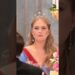 Gala dinner at the Royal Palace as Dutch Royals receive Germany for state visit. #Amalia #royalty