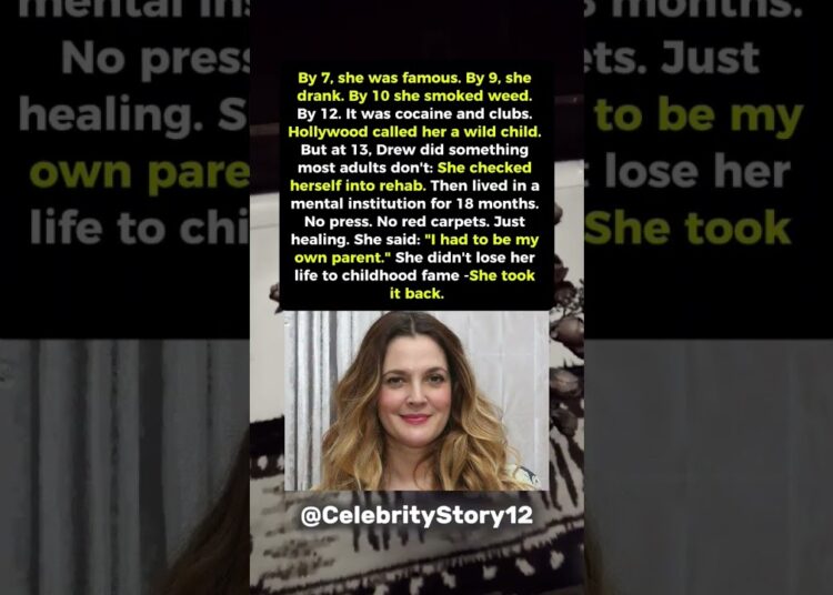 The Shocking Truth About Her Childhood!. Drew Barrymore. #shorts #celebrity #hollywood