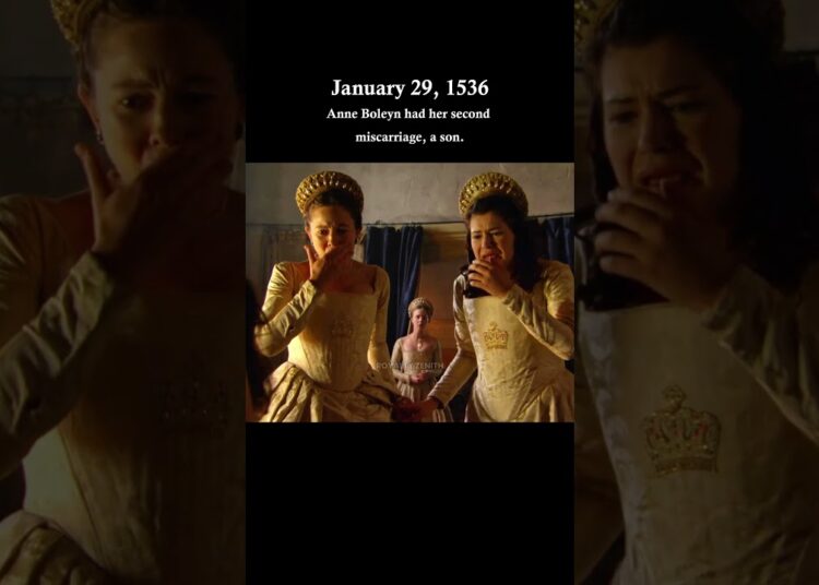 Anne Boleyn had at least 2 miscarriages #royal #history #shorts #tudor #royalty #history #queen