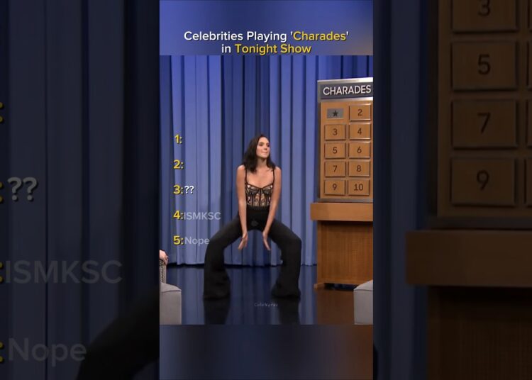 Celebrities Playing ‘Charades’ on The Tonight Show Part-2