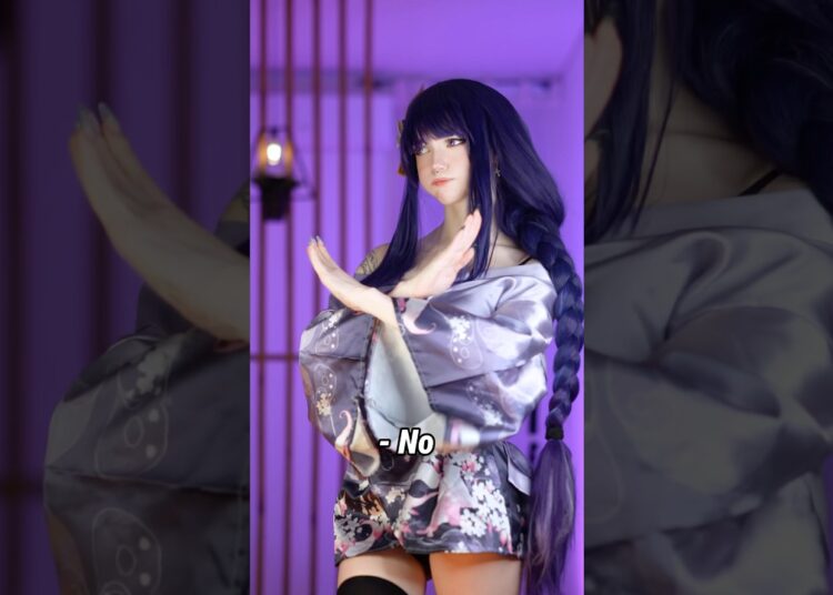 Rate my neko track 🎶 #cosplay #genshinimpact #raidenshogun #yaemiko #meme #track #music #artist