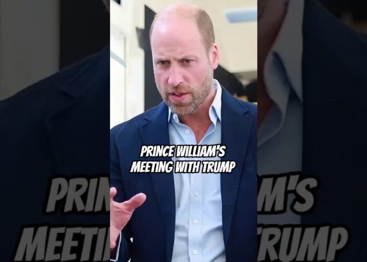 Prince William s meeting with Trump  #princewilliam #trump  #celebrity