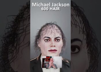 Michael Jackson with 1 strand of hair #shorts #hair #michaeljackson #celebrity