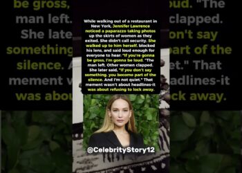 Jennifer Lawrence Stands Up. #shorts #celebrity #hollywood