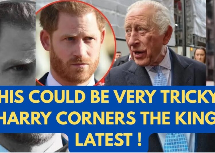 HARRY CORNERS THE KING FINALLY- WILL BE CRUMBLE – LATEST #kingcharles #troopingthecolour #royal