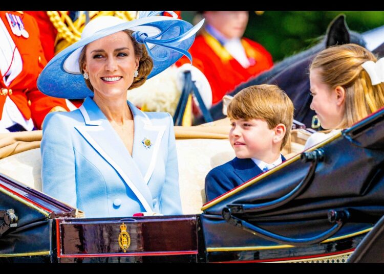 The British Royal Family during the carriage procession at Trooping The Colour, London, UK – 2026