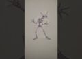 JAX 🤯 Skeleton to Character Transformation Evolution #shorts #jax #digitalcircus #viral #art #diy