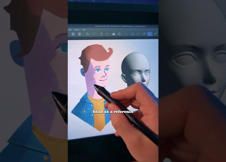 DRAWING with the PERFECT reference #art #shorts