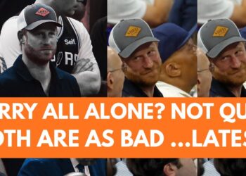 HARRY ALL ALONE – BUT TRULY THEY ARE BOTH VERY MUCH INTO THIS #markle #princeharry #royal