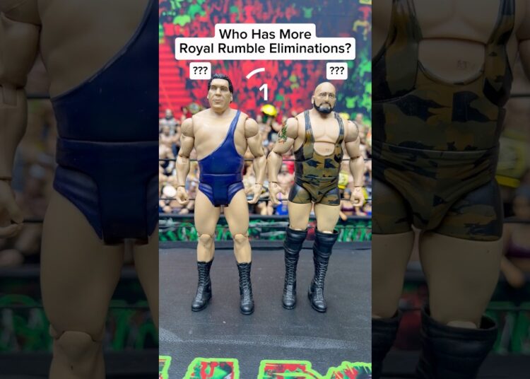 Who Has More Royal Rumble Eliminations? 🤔 #wrestlingfigures #wwe #wwetoys #quiz #wwefigures