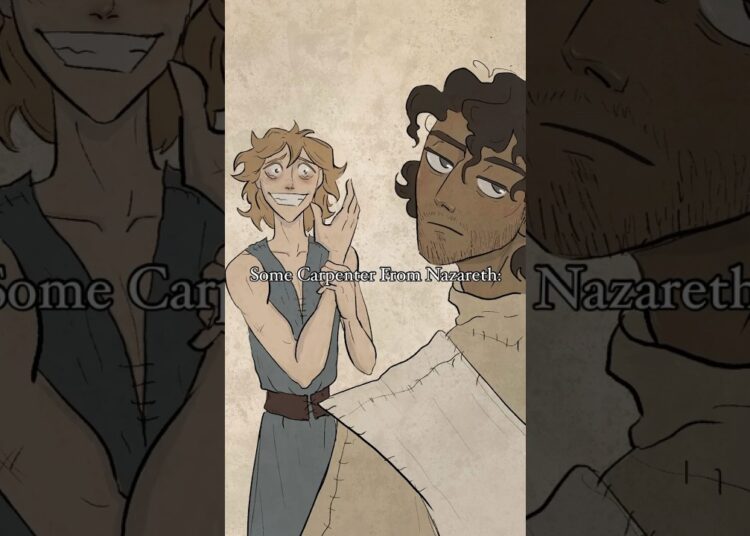 “My dad owns the place” 😂 #anime #booktok #webmanga #youngapostles #artist #animation #jesus #bible