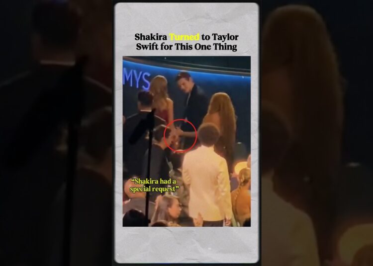 Shakira Turned to Taylor Swift for This One Thing  #Shakira #TaylorSwift #celebrity