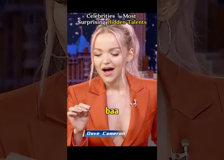 Celebrities most surprising hidden talent 😂🤣#fyp #usa #celebrity #dovecameron #katyperry