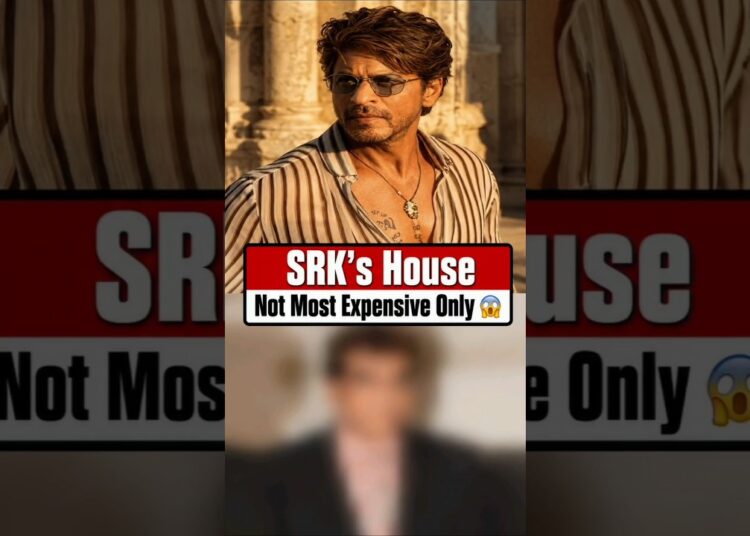 Which Celebrity House Is More Expensive Than SRK’S Mannat ? #srk #house #celebrity #viralshorts