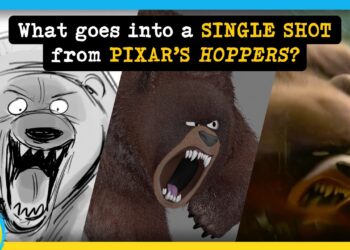 Hoppers: One Shot, Many Artists | ‘Single Shot’ Progression for Bear Attack (Hoppers now on Disney+)