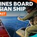 Royal Marines Take Control Of Russian Shadow Fleet Tanker | BBC Newscast