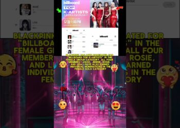 Blackpink has been nominated for billboard k-pop artists in female group category 🖤💗#blackpink #sub
