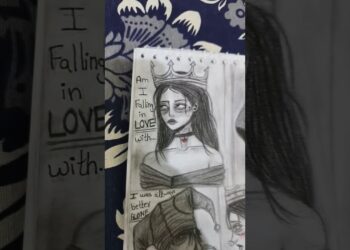 Falling in love ~ jester x princess 🎭👑#art #drawing #artist #jester@KAROLINAPRIHODKO