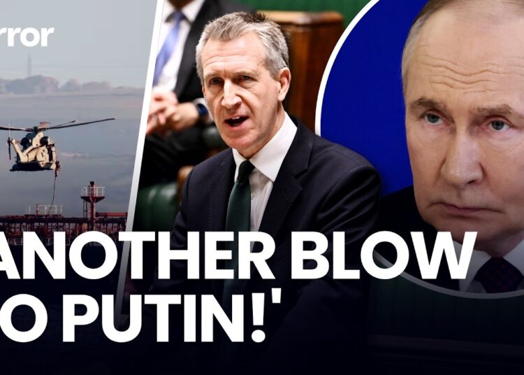 Putin’s shadow fleet captain CHARGED after Royal Marines SEIZED Russian ship in English Channel