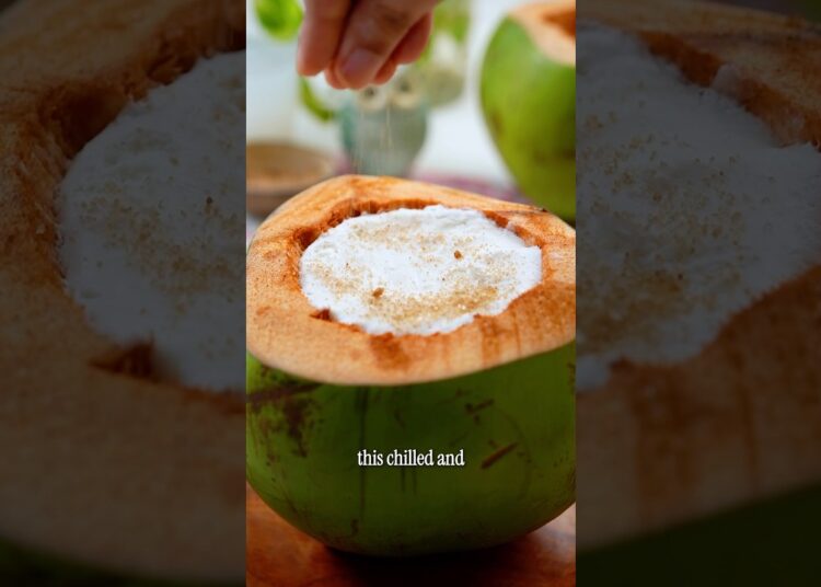 COCONUT MOUSSE| Chennai’s Gossip bistro serves this and it’s so good#arunavijay#coconut#mousse#food