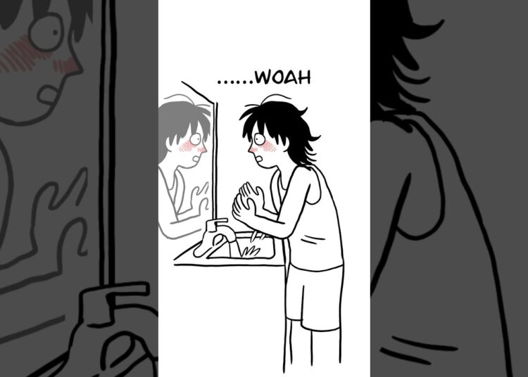 I need the science behind the crying turned facecard phenomenon #art #comic #shortsart #digitalart