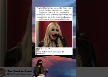 From Hollywood To Rock Royalty 👑 #TaylorMomsen #ThePrettyReckless #ZombieCover #RockMusic