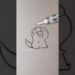 Cute Things to Draw When Bored – day 413 #cat #cute #sketch #art #drawing #tutorial #cutethings
