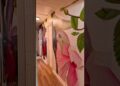 I hired an Emmy Nominated Artist (my sister) to paint a Pl(art) Mural in my Hallway! 🪴🌸🎨🖌️🖼️